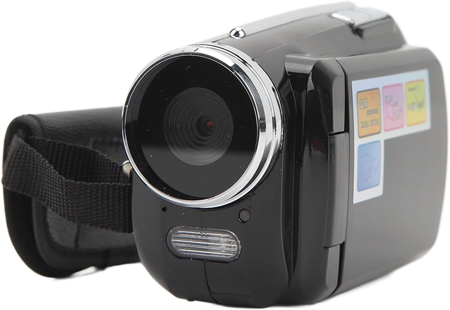 Handheld Digital Video Camera, 4X Digital Zoom, IPS Touch Screen, HD Output, External Microphone, Small Convenient,Recording, Suitable for Baby Growth Records, Travel image number 2