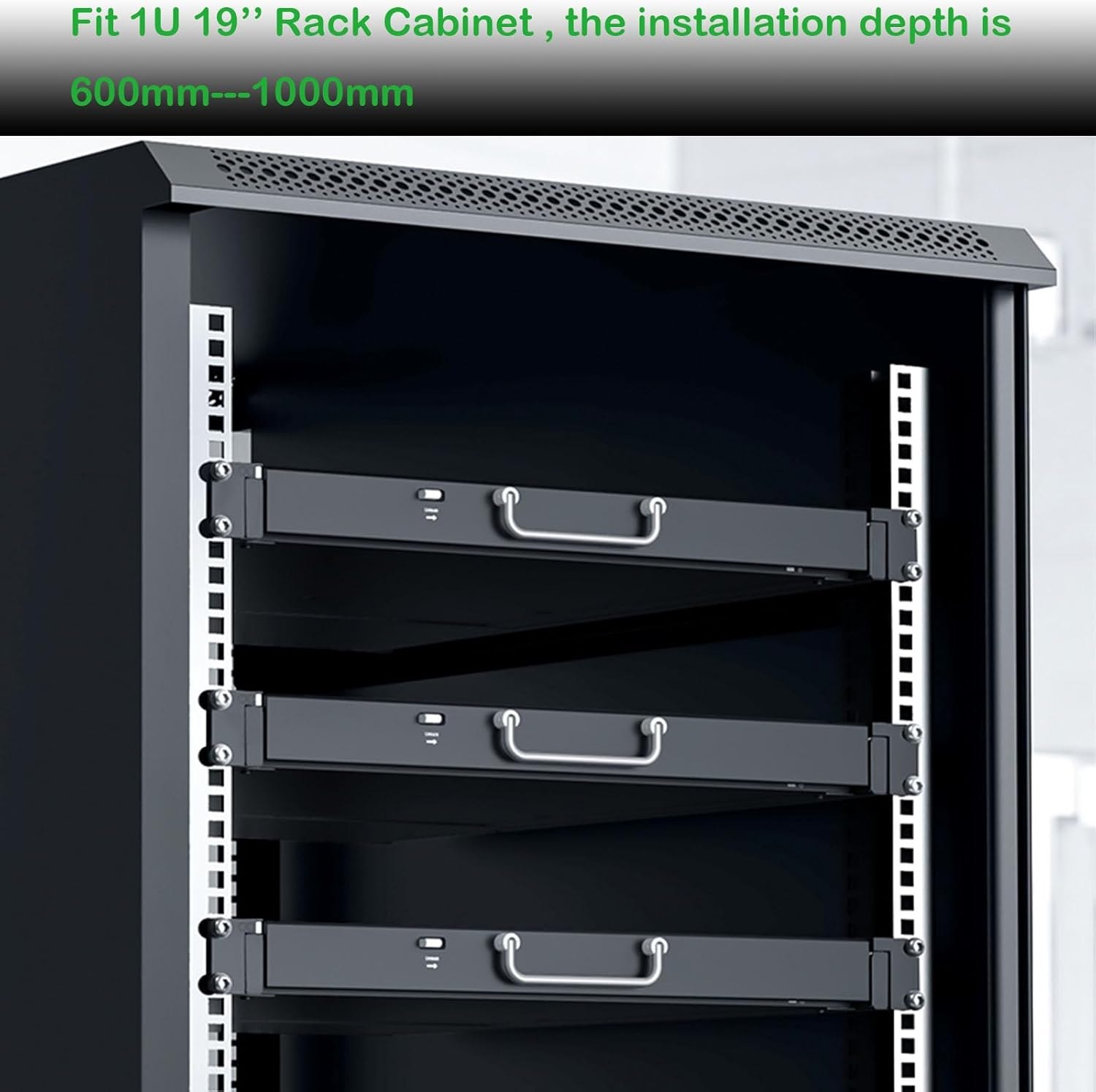 MT-VIKI Rack Mount KVM HDMI with 17.3'' LCD Monitor, 1080P Support Osd/Hotkey, Included 8 KVM Cables+Keyboard + Touchpad, Fit 1U 19'' Rack image number 2