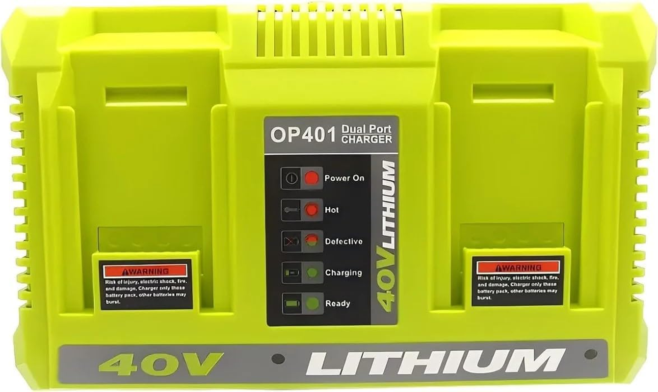 Dual Charger for Ryobi 36V 40V Battery Charger BPL3626 BPL3640 OP4040 BCL3620 image number 5