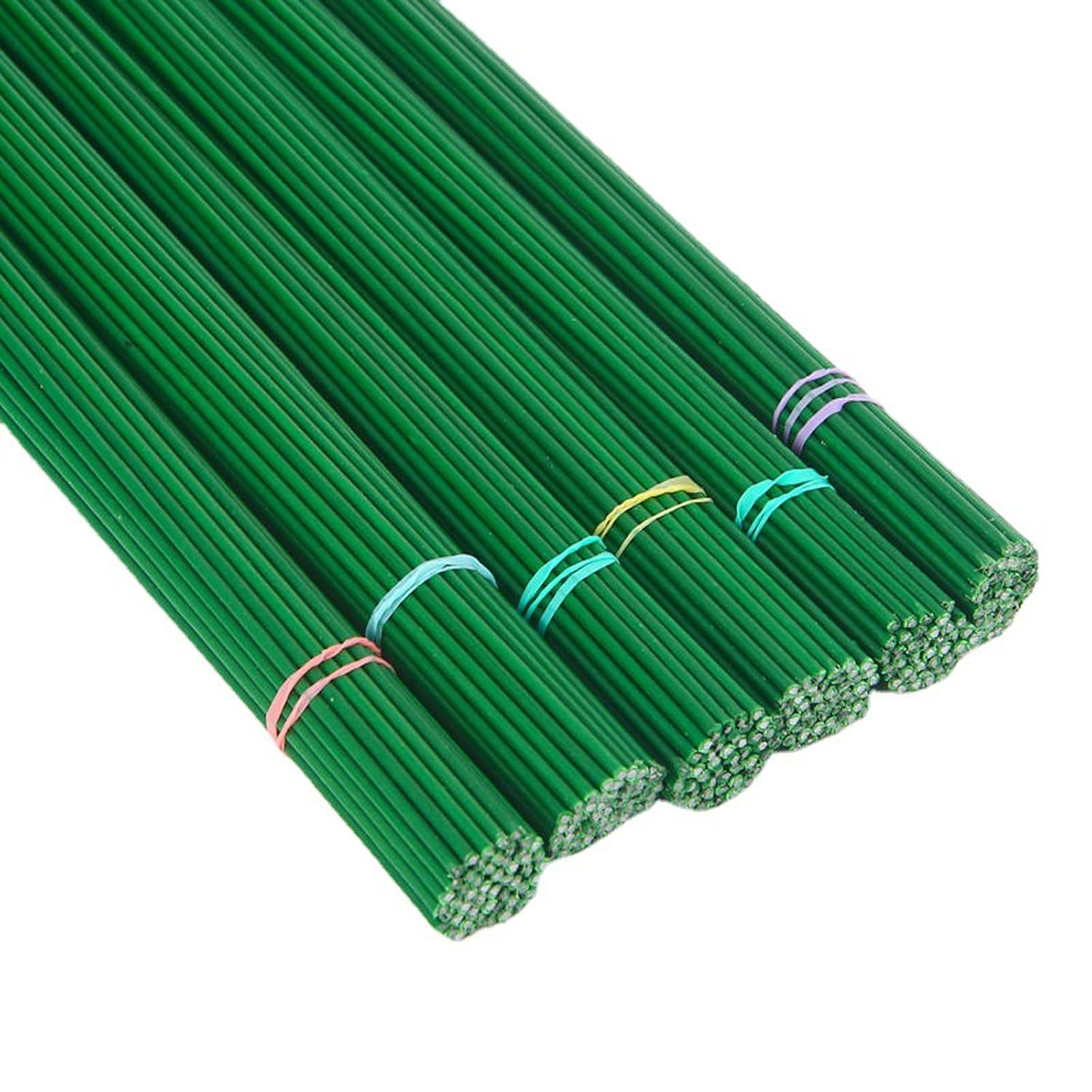 Wonderfulstore 50Pcs/Package 14 Gauge Green Floral Stem Wire for Artificial Flower Making 12 Inch,16 Inch (12 Long) image number 3