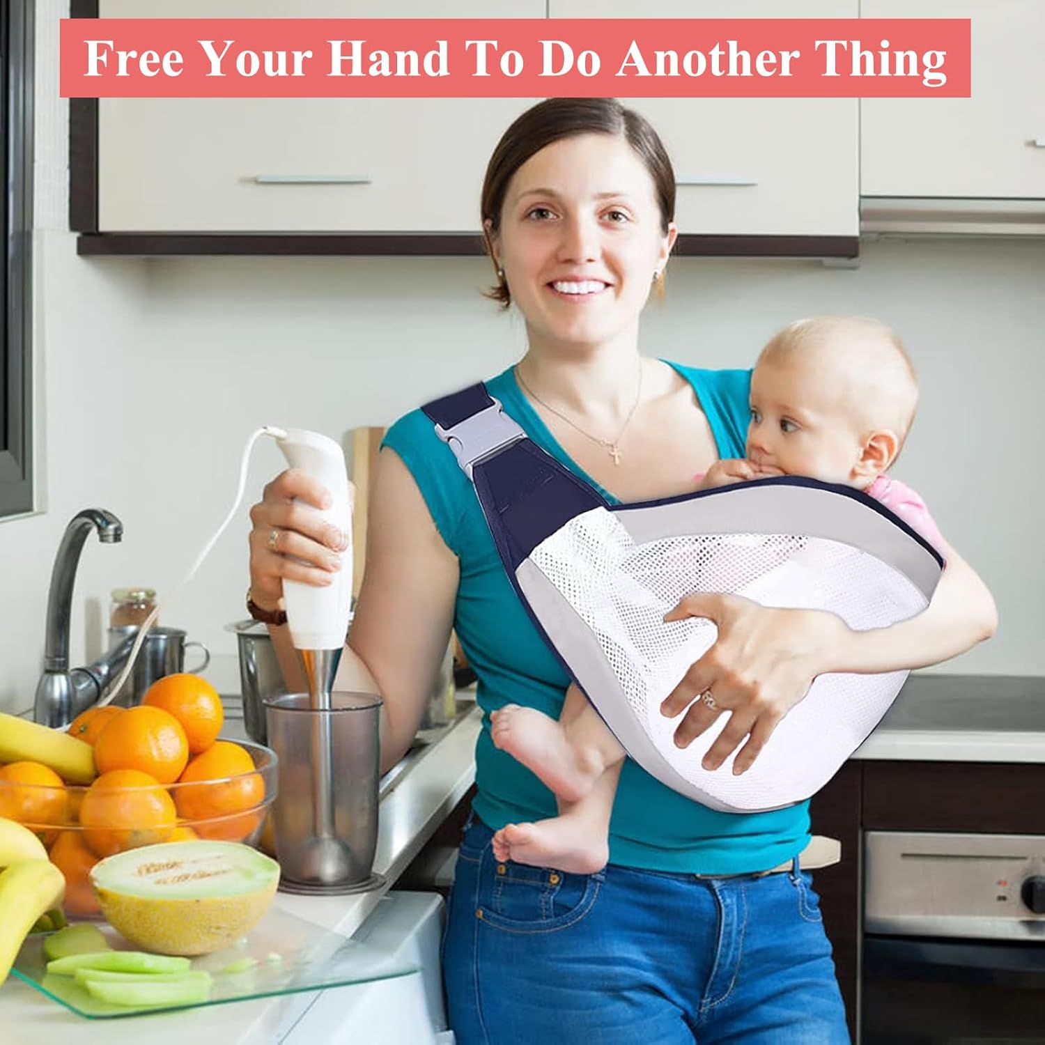 Lbs Pet Carrier Holder Upgraded Front Carrier Infant Cotton Breathable Dog Outdoor Cat Hip for Mesh Carrier image number 3