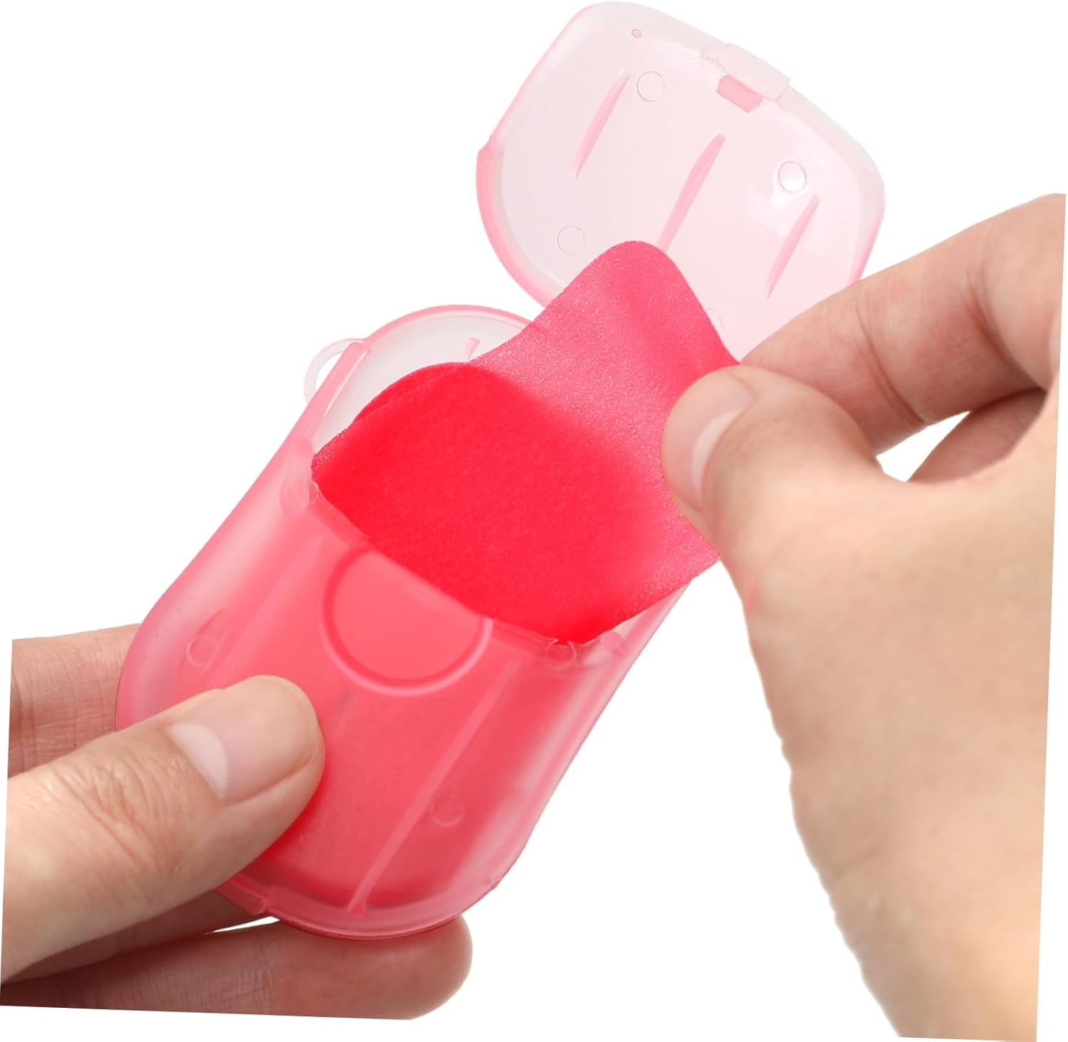 LOORGVEL 120 Sheets Convenient Paper Soaps Camping Travel Soap Outdoor Accessory image number 5