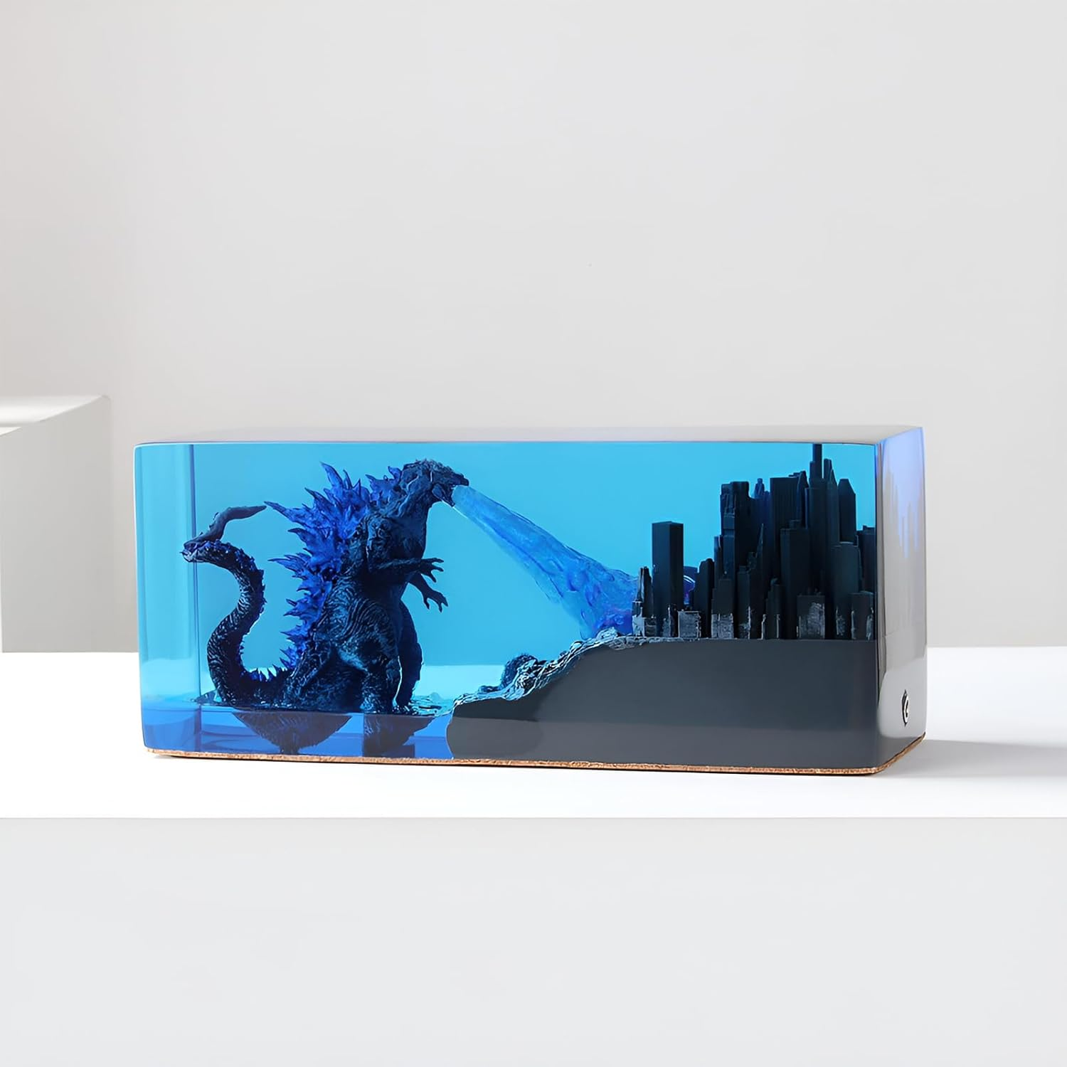 Syfunlv Godzilla Epoxy Resin Night Light, Godzilla Cube Decoration, USB Sleep Lights, Monster Bedside Lamp, Adjustable Lighting, 7.5 Cm, for Room, Indoor, Home, Bedroom (Style 1) - Style 3 image number 5