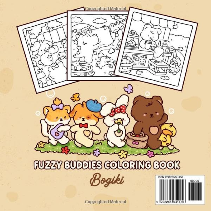 Cuddly Mood: a Coloring Book for Adults and Teens Featuring Adorable Animals and Calming Fall Scenes for Relaxation