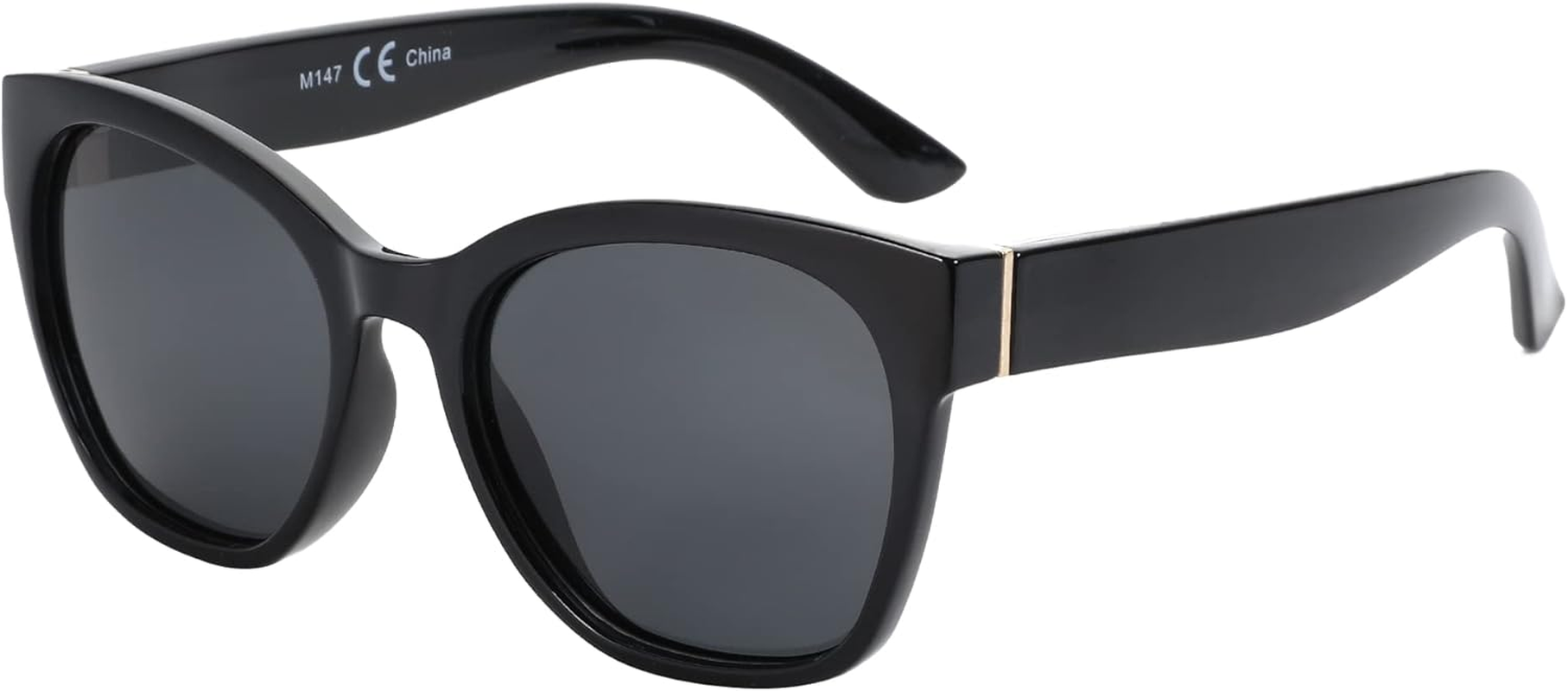 ZENOTTIC Cateye Polarized Sunglasses for Women - Oversized Sun Glasses UV400 Protection Retro Shades Designer Style