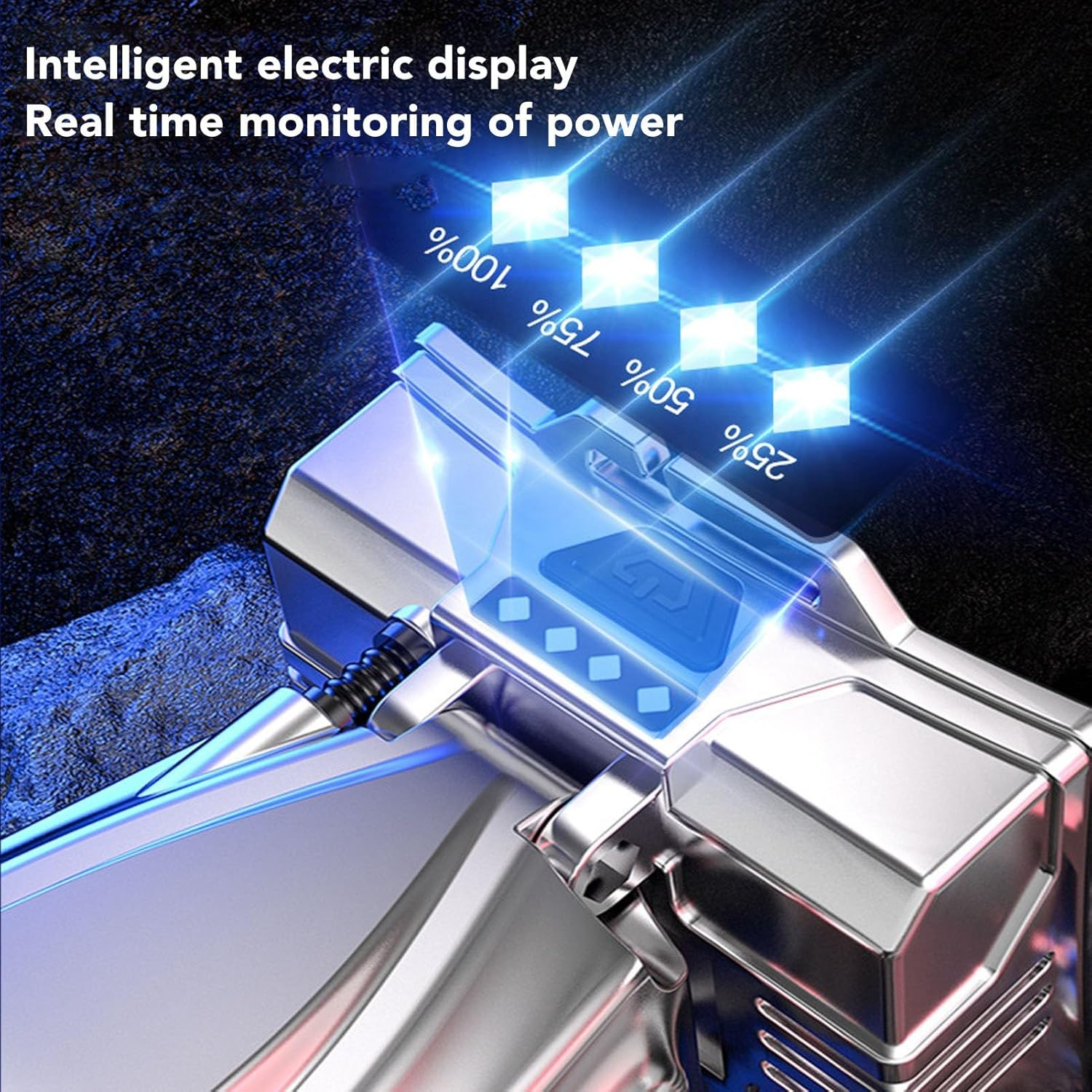 Rechargeable Headlamp, 90000LM Super Bright High Power LED Headlamp Headlight Spotlight Waterproof Flashlight for Outdoor Running Hiking Camping Gear, Headband Lamp image number 5