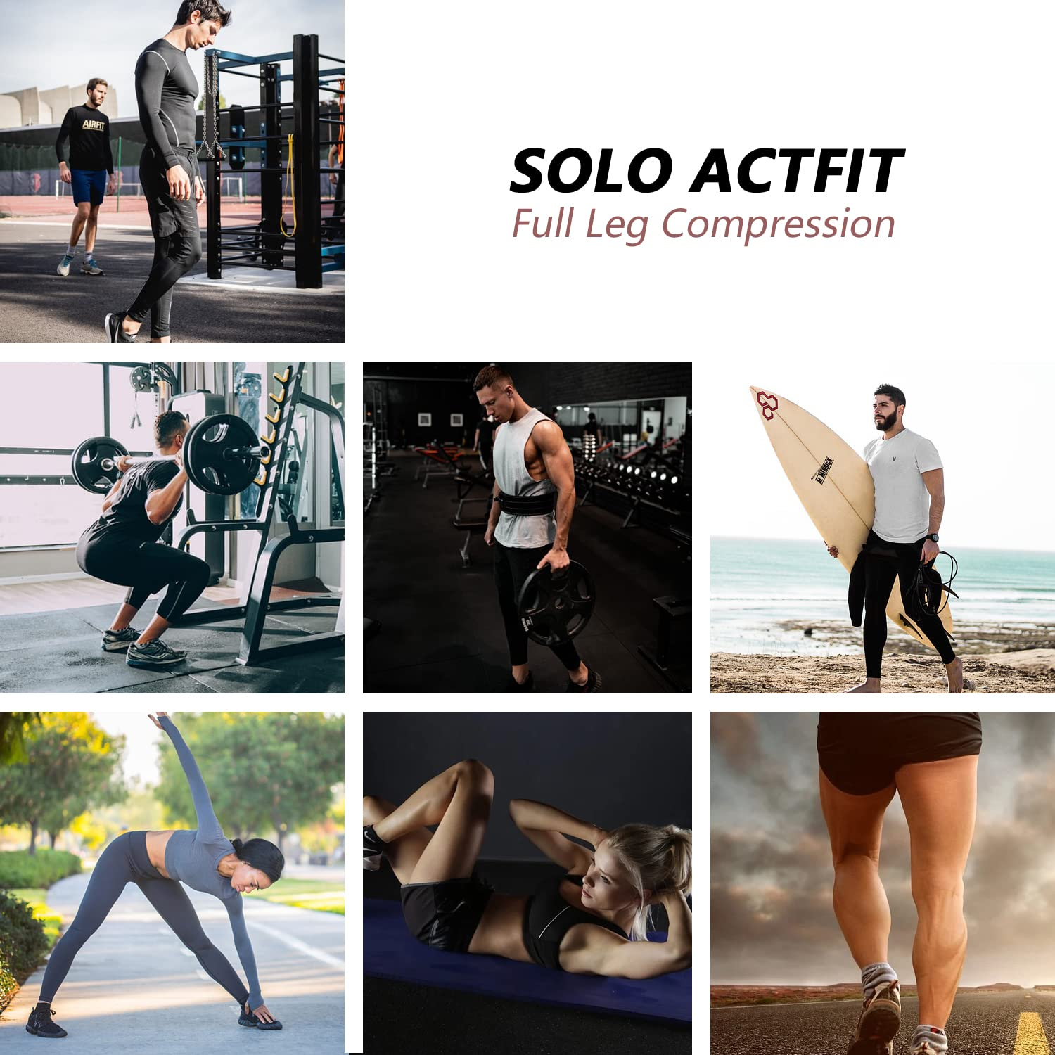 Compression Knee Brace Knee Support Compression Sleeve for Arthritis, Basketball, Cycling, Sport Etc. image number 6