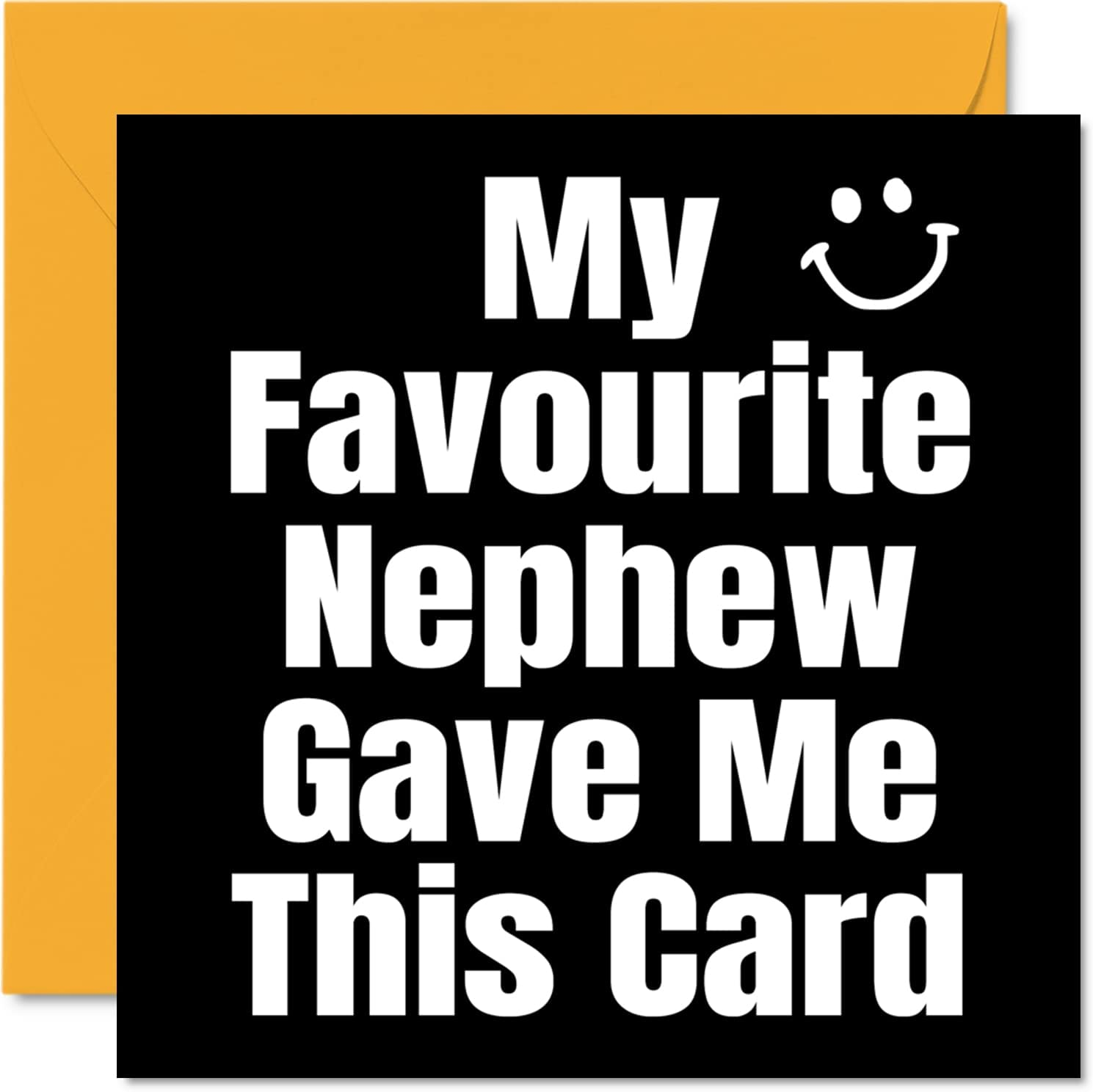 Funny Birthday Cards for Daughter Son - My Favourite Parent - Joke Happy Birthday Card for Son Daughter Child from Mum or Dad, Banter Birthday Gifts, 145Mm X 145Mm Humour Greeting Cards Gift