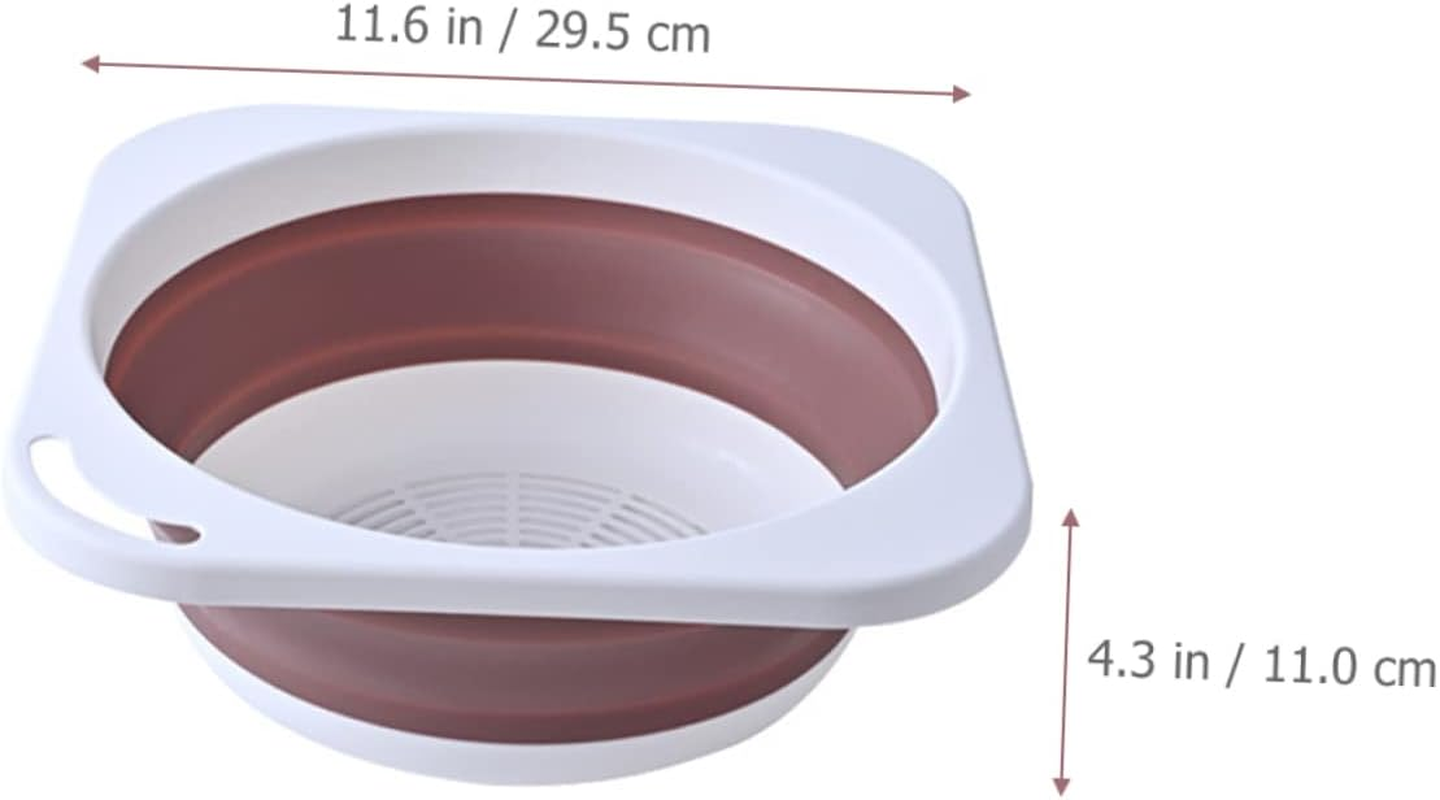 UTHCLO Folding Wash Basin Portable Face Wash Laundry Camping Kitchen Basin Storage