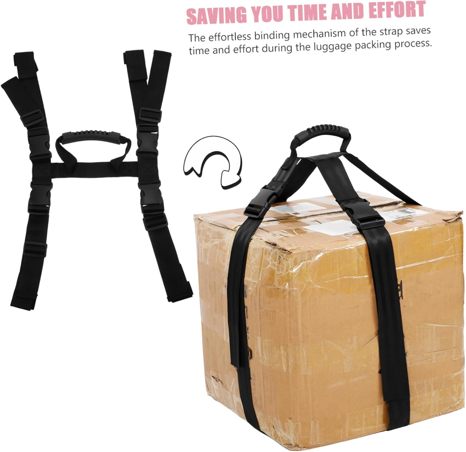 SWOOMEY Elastic Binding Strap for Luggage Secure Bike Luggage Rope Comfortable Handle