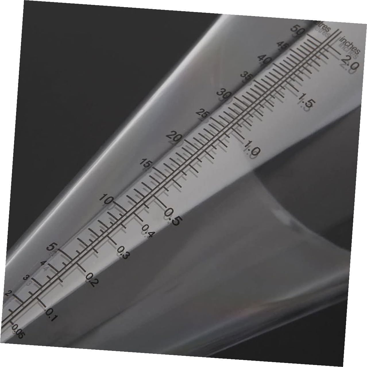 NOLITOY 2Pcs Transparent Lawn Rain Gauge with Spike Outdoor Rainfall for Accurate Measurement Plastic Rain Gauge for Garden Lawn Backyard Use image number 6