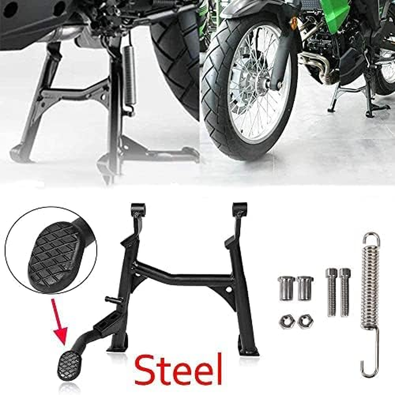 Lorababer for Versys X-300 Motorcycle Steel Center Foot Support Stand Mount Centerstand Compatible with K-Awasaki Versys X300 Versys-X300 2017-2023 18 19 20 21 22 Parking Kickstand Holder image number 6