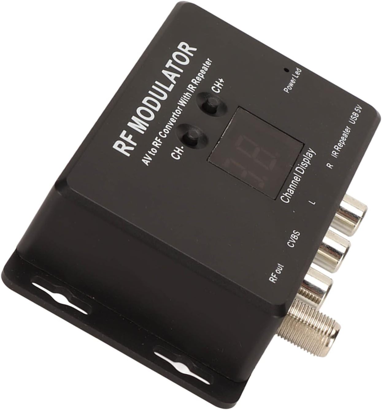 AV to RF TV Modulator, PAL NTSC RF Modulator PCB Circuit Design with IR Extender for DVR for DVD image number 2
