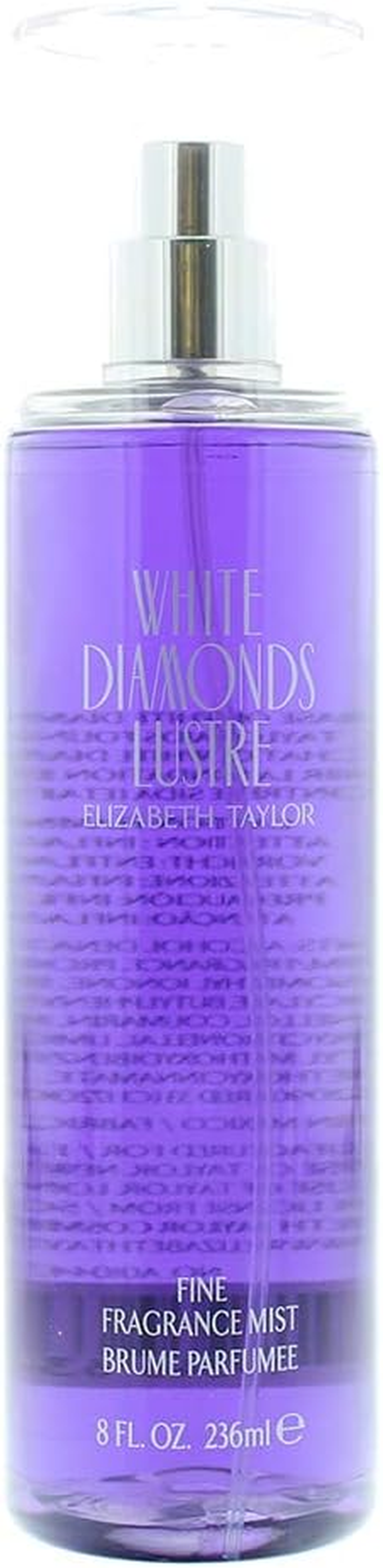 Elizabeth Taylor White Diamonds Lustre Body Spray for Women, 240 Ml image number 3