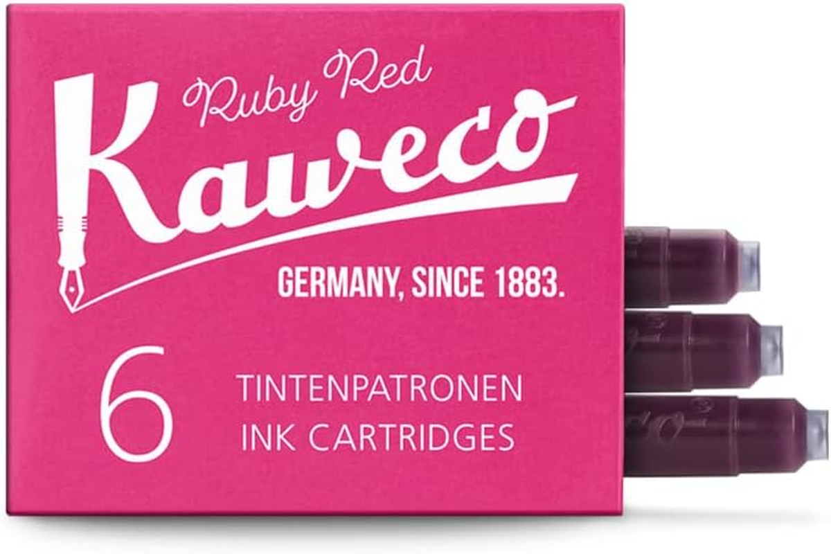 Kaweco Compact Fountain Pen Ink Cartridges, Blue, (KW-10000256)