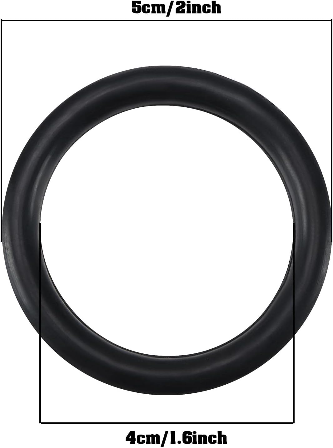 2Pcs Fuel Cap Seals Replacement 1K0201557A Compatible with VW Golf Polo Passat EOS Fuel Cap Tank Cover Gas Cap Replacement Seal image number 4