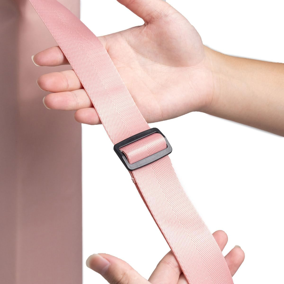 AIMALL Yoga Mat Portable Backpack, Multifunctional Travel Sports Fitness Bag, 75X19Cm (29.5X7.5 Inches), Beige, Pink, or Black - Beige image number 5