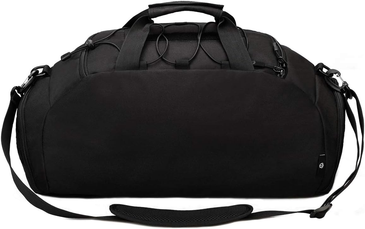 Sports Duffel Bag for Men Women Tactical Duffle Backpack 45L Gym Bag with Shoe Compartment Travel Backpack Luggage image number 2