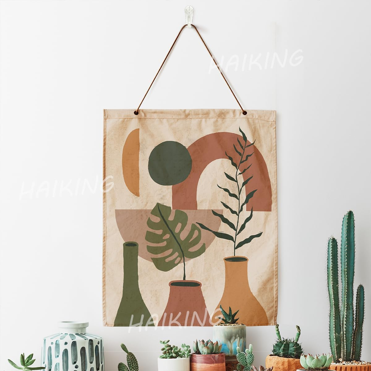 HAIKING Concrete Wall Hook, 30 PCS Invisible Nail Hangers for Picture, Photo, Frame, Clock (5 X 2 Cm/1.96 X 0.78 In)