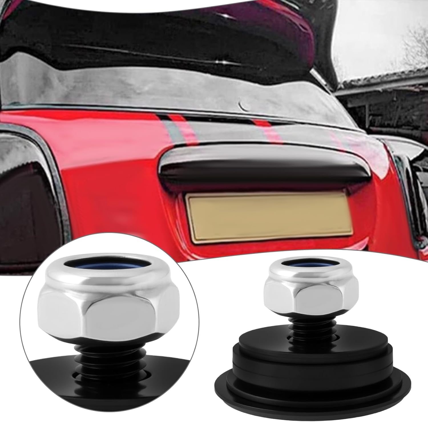 Be in Your Mind Car Rear Wiper Plug Cover Cap Wiper Plug Compatible with Audi A1/A3/A6 Compatible with VW Golf MK4