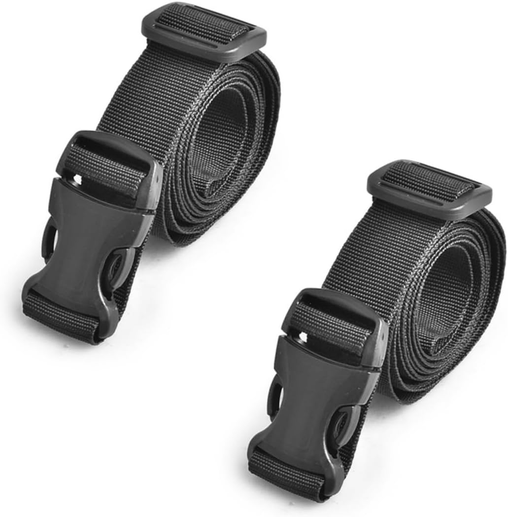 GAROZATION 12Pcs Outdoor Luggage Tie down Belt Luggage Straps Suitcase Cross Straps for Travel image number 1