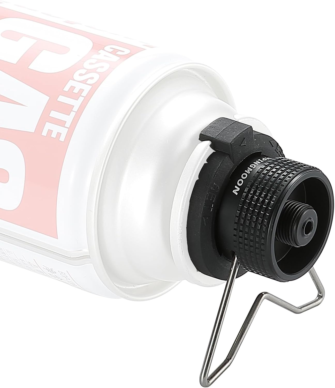 CAMPINGMOON Butane Adapter for Nozzle Type Butane Camping Canister Black BKZ10 image number 2