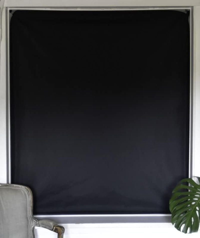 Easynight Large Portable Blackout Blind - 100% Light Blocking Material | Fits Windows up to 200X145Cm | No Drill | Suction Cups | Self-Adhesive | Customisable | Temporary, Permanent Use for Home image number 4
