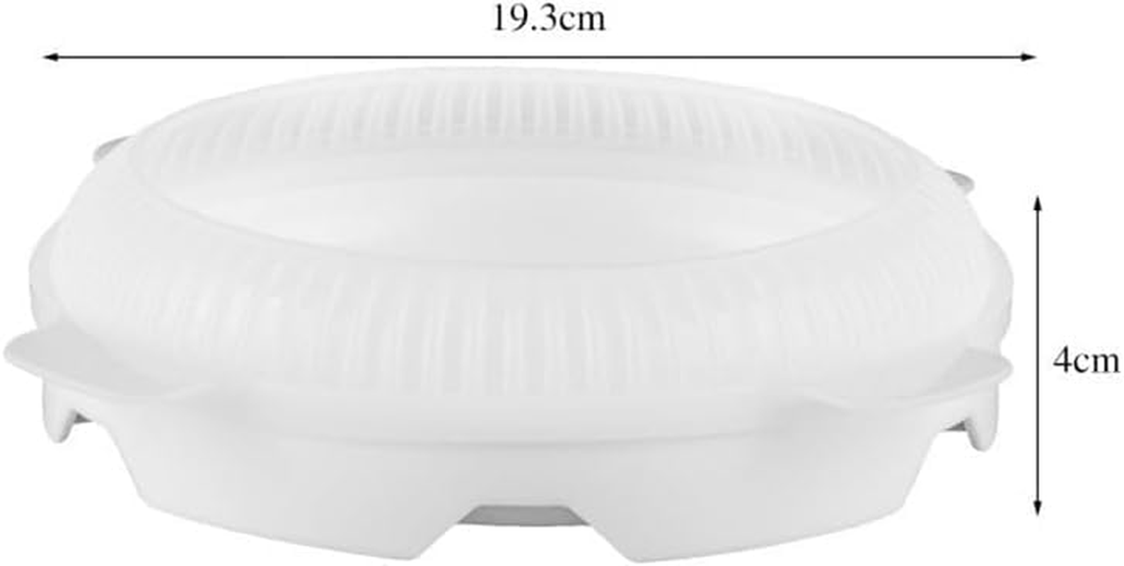 Silicone Cakе Pan - 3D Silicone Cake Molds for Baking Cheesecake Pan Set Nonstick Cake Mousse Circle Molds for Chocolate Cake Molds - round Cake Pans Cake Pans Set (White, One Size) image number 6