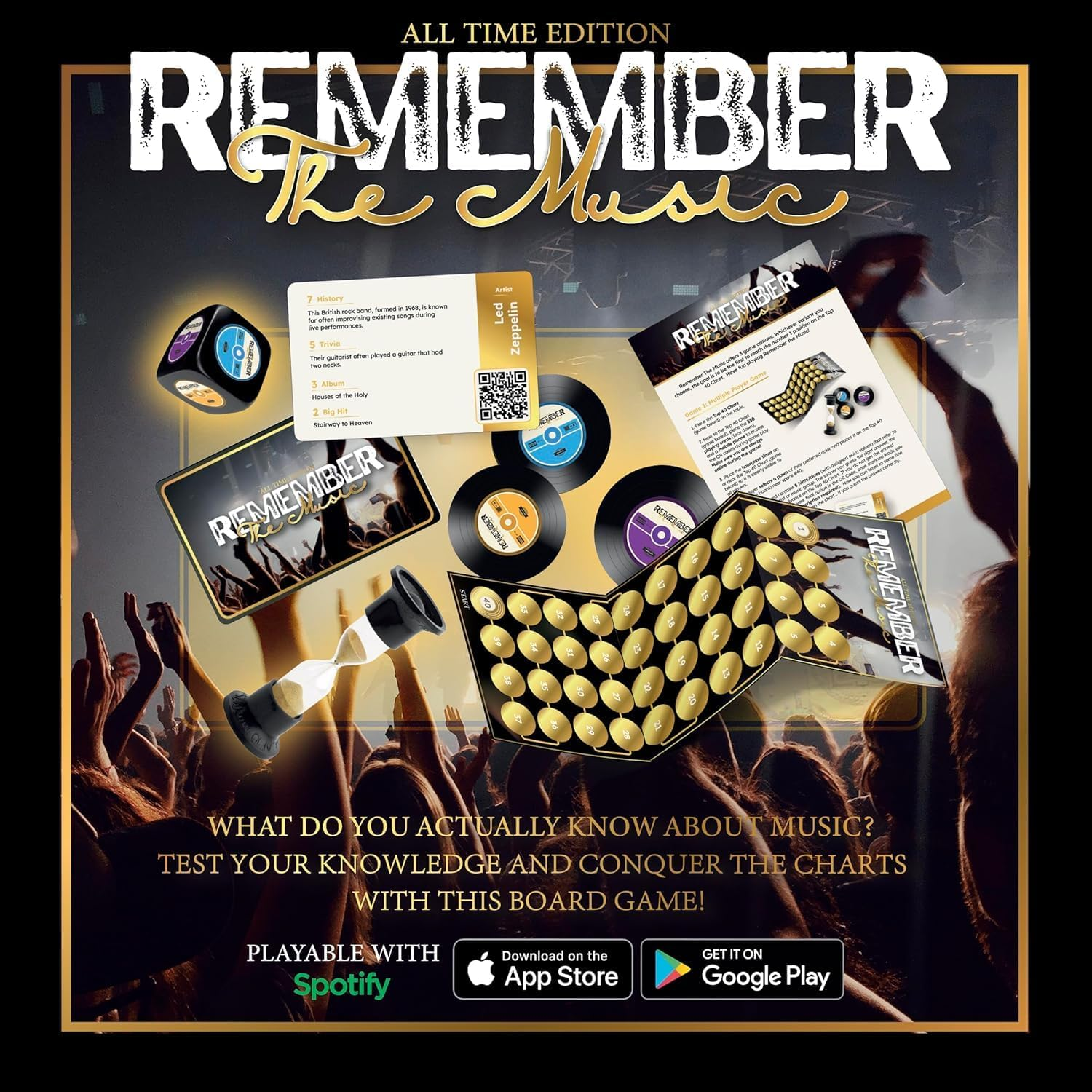 All TIME Edition. Fun Family Music Trivia Game! Race to the Top of the Charts! image number 1