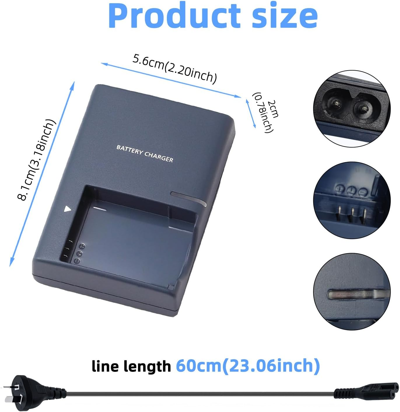 KWTOUL NB-5L NB5L Battery Charger Compatible with Canon Powershot S100, S110, SD790IS, SD850IS, SD870IS, SD880IS, SD890IS, SD970IS, SD990IS, SX200IS, SX210IS, SX220IS, SX230HS Cameras image number 1