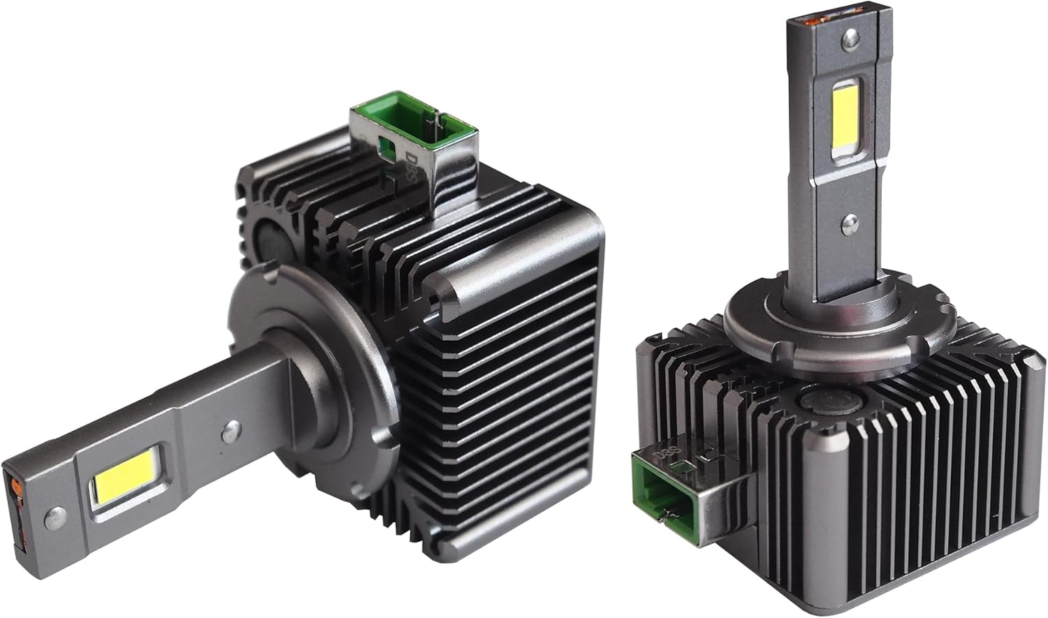 Simoni Racing D3S Kit of 2 D3S LED Bulbs - 6500K White - Canbus LED Headlight Conversion Kit Compatible with Original Xenon Control Unit image number 1