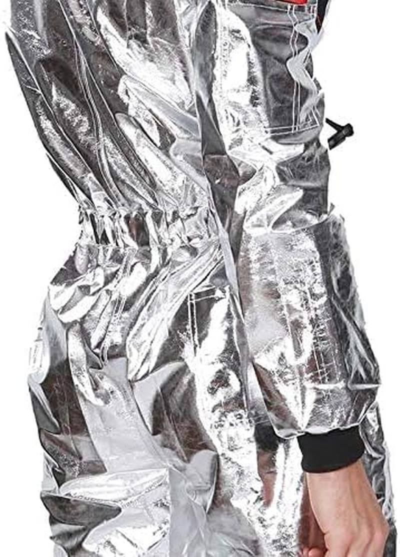 COSOUKE Astronaut Costume Adult Halloween Costumes Men Spaceman Overalls for Book Week Costume image number 5