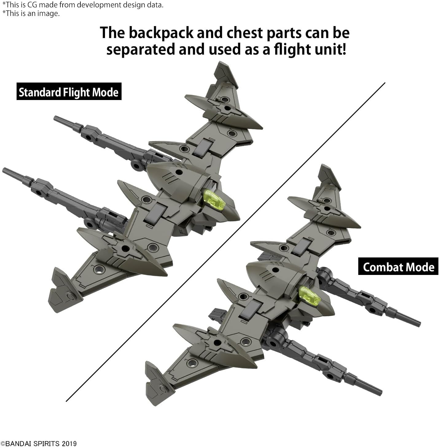 BANDAI HOBBY 30MM 1/144 Bexm-21 VERDENOVA [Green] image number 4