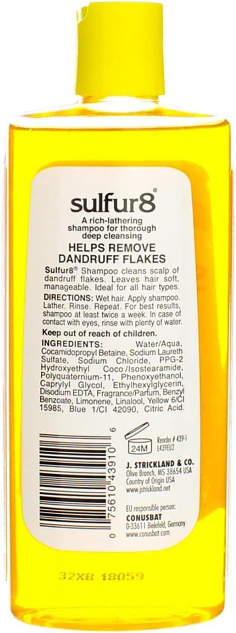 Sulfur 8 Deep Cleaning Shampoo for Dandruff, 7.5 Ounce image number 6