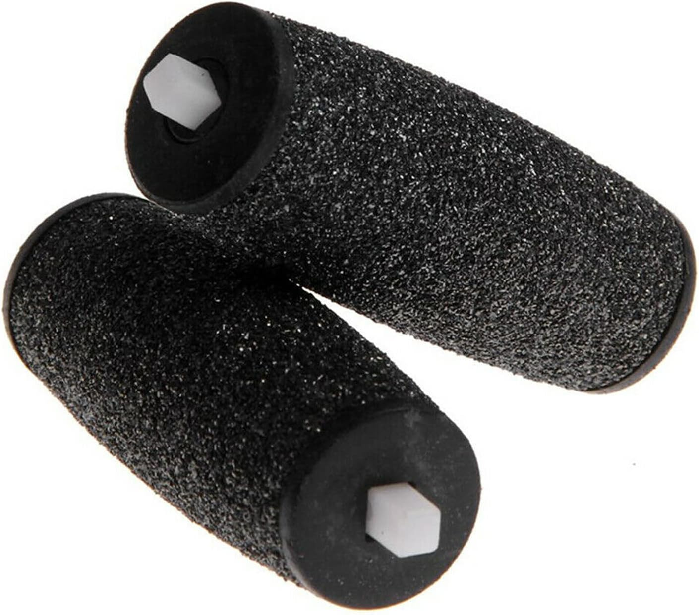 For Scholl Velvet Smooth Express Pedi Foot File Roller Head Refills Foot File Roller Callus Remover (Black) image number 1