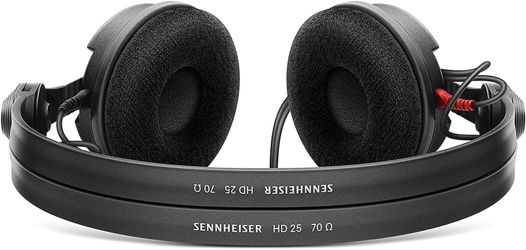 Sennheiser HD 25 Special Edition Closed-Back On-Ear DJ & Monitoring Headphones | Rotatable Capsule for Single-Ear Listening | Exclusive Carry Case & Velour Ear Pads | Black (509271) image number 4