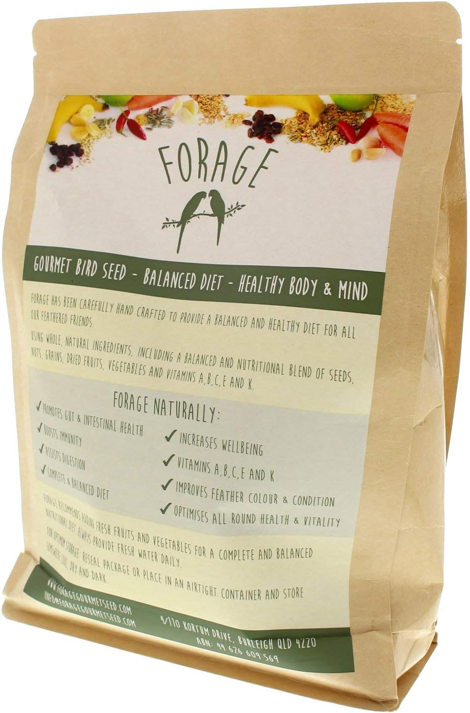 Forage Conure & Quaker 1.75Kg Bird Food Mix Millet Seed Fresh Australian Made image number 2