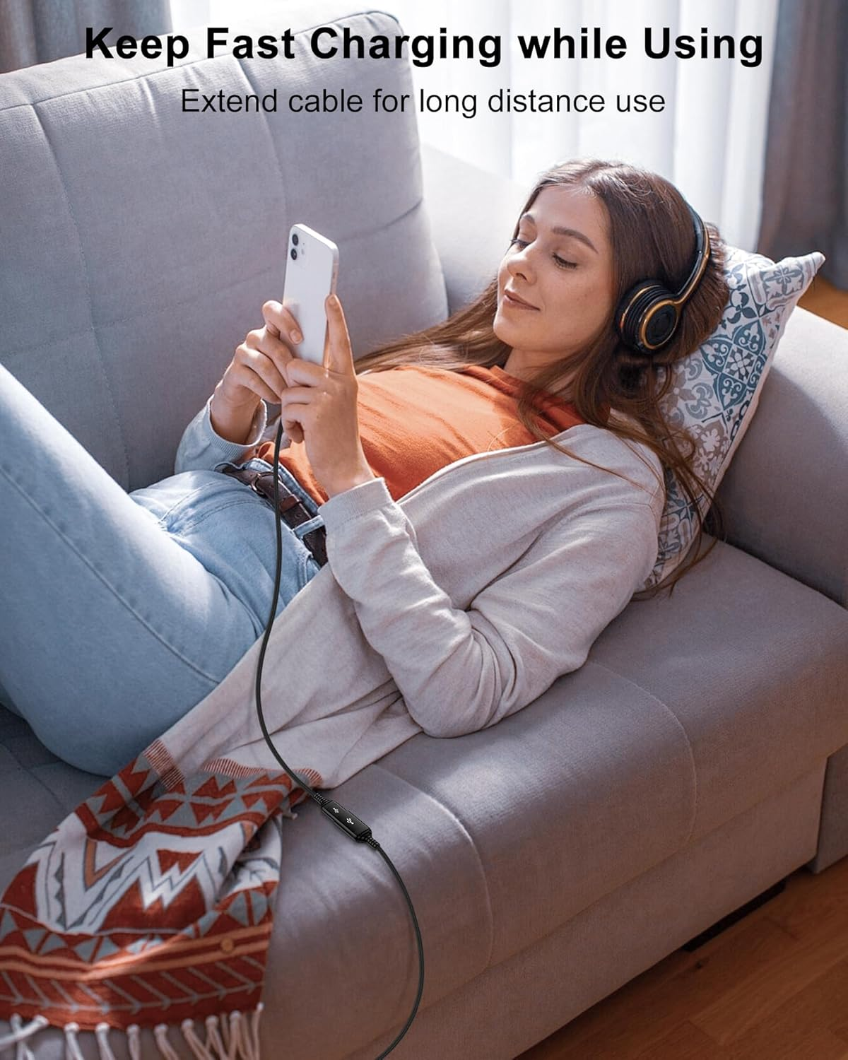 USB Extension Cable, USB 3.0 Male to Female Extender &ndash; Fast Data Transfer Cable for PC, Webcam, Printer, USB Keyboard, Flash Hard Drive, Camera, Controller (Type a to A, 6Ft) image number 6