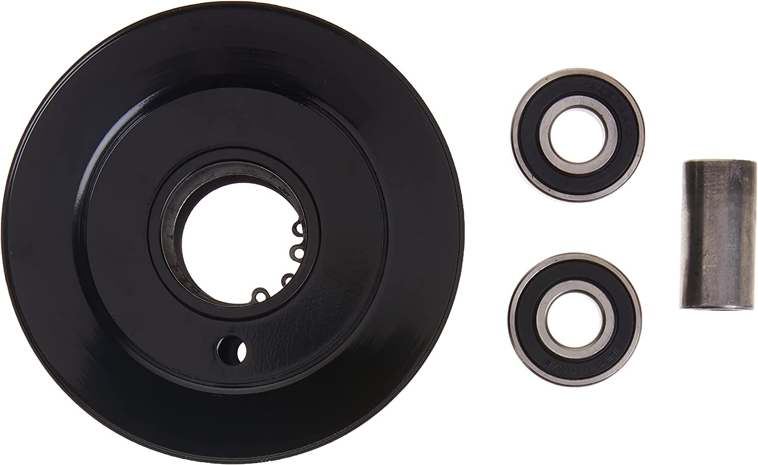 Oregon 44-103 Double Pulley Assembly with Bearings, Grey/Black image number 1