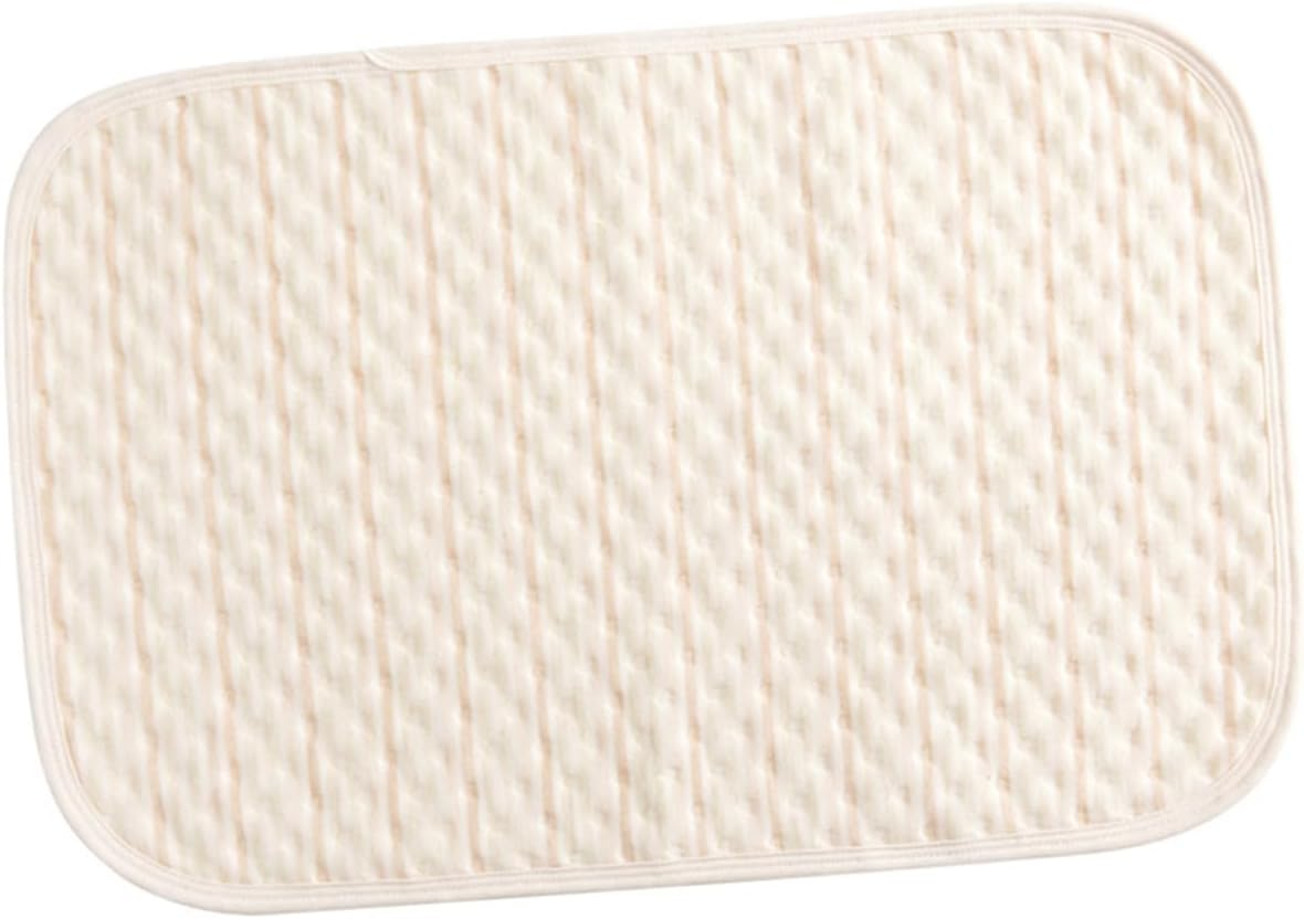 Kisangel Waterproof Cotton Changing Pads for Babies Washable Urinal Septum Pad High Absorption for Infants and Toddlers Soft and Comfortable for Diaper Changes 2-Pack image number 3