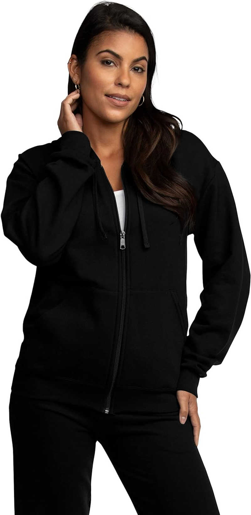 Fruit of the Loom Eversoft Fleece Hoodies, Pullover & Full Zip, Moisture Wicking & Breathable, Sizes S-4X image number 7