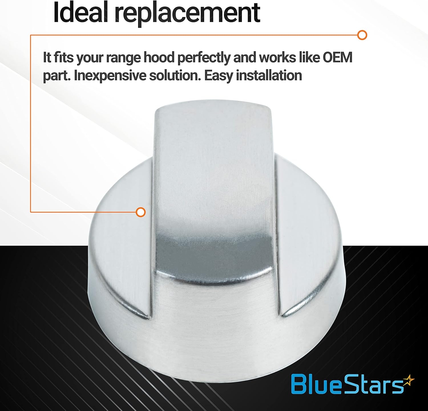 Bluestars Ultra Durable 4 Packs 811195 Ventilation Wolf Hood Knob Replacement Exact Fit for Sub-Zero Wolf - Replaces 805328 KIP5D44 5D44 B002MFNQ34 image number 2