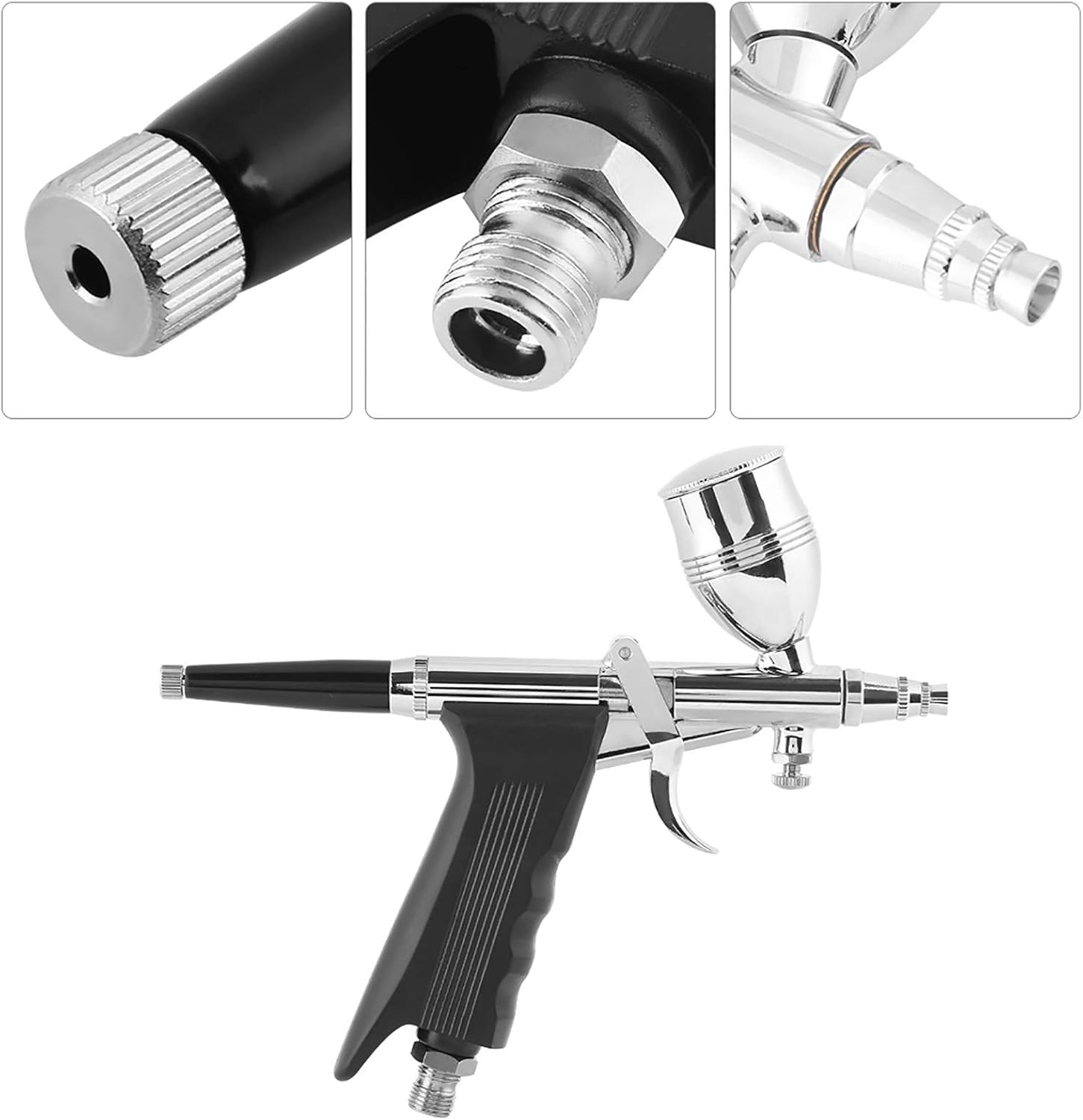 Paint Sprayer HVLP Spray Gun with Three Nozzles and Multiple Cups for Automotive Leather and Detailed Painting Projects image number 6