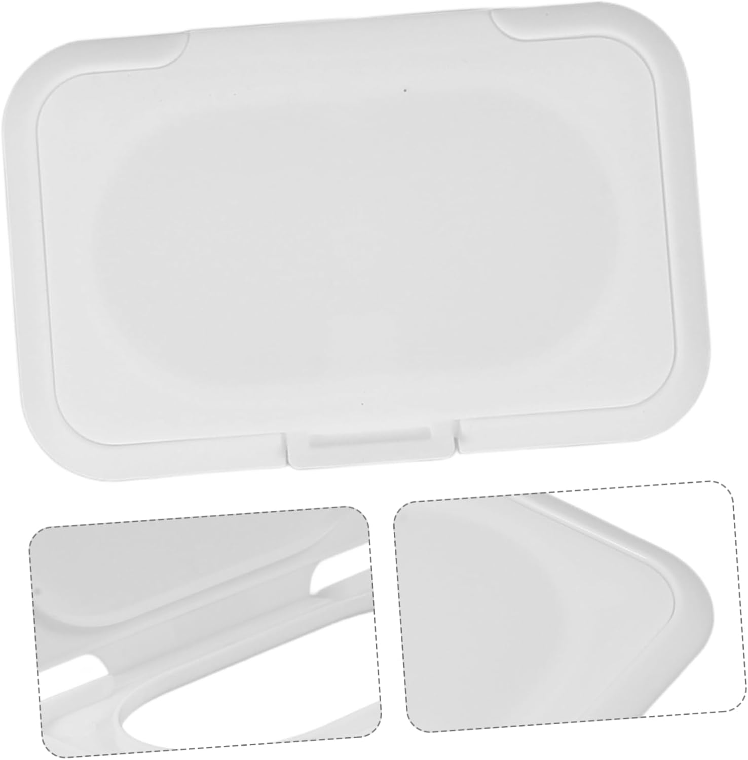 30Pcs Elegant Wipes Flip Lid Leak Tissue Dispenser Cover for Storage Reusable image number 5