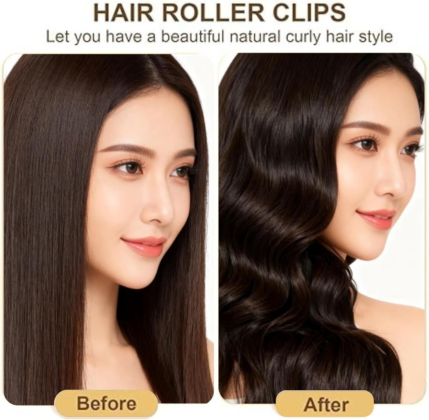 Abeillo Hair Roller Clips Set, 18 Pieces, Black Plastic Clips，Use High-Quality Plastic,6Cm X 5Cm,For Small Medium Large and Jumbo Rollers Women Girls Hair Section Styling（Black） image number 3