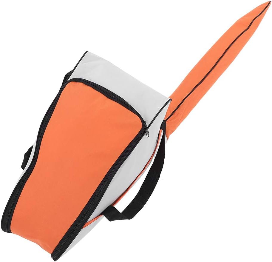 Portable Chain Saw Bag, Chainsaw Protective Box Oxford Cloth Chainsaw Carrying Bag, for Power Tool Accessories Forestry(Orange White) image number 6