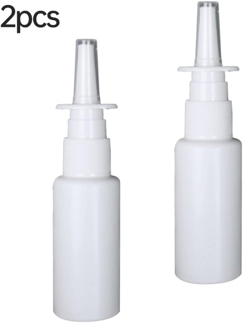 Nasal Spray Bottles 30Ml Empty Plastic Refillable Mist Nose Sprayer Bottle Container 2PCS Sports Equipment image number 6