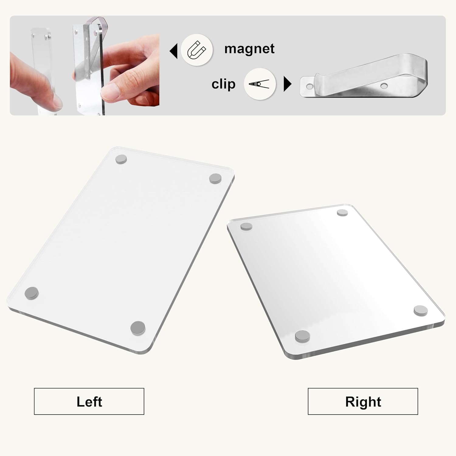 1 Pack Car Sun Visor Photo Holder,Universal Magnetic Personalized Photo Clip,Add Your Own Photo Car Visor Clip;Photo Car Accessory;Customized Family Portrait Decor, for Father,Mother and Friends image number 5