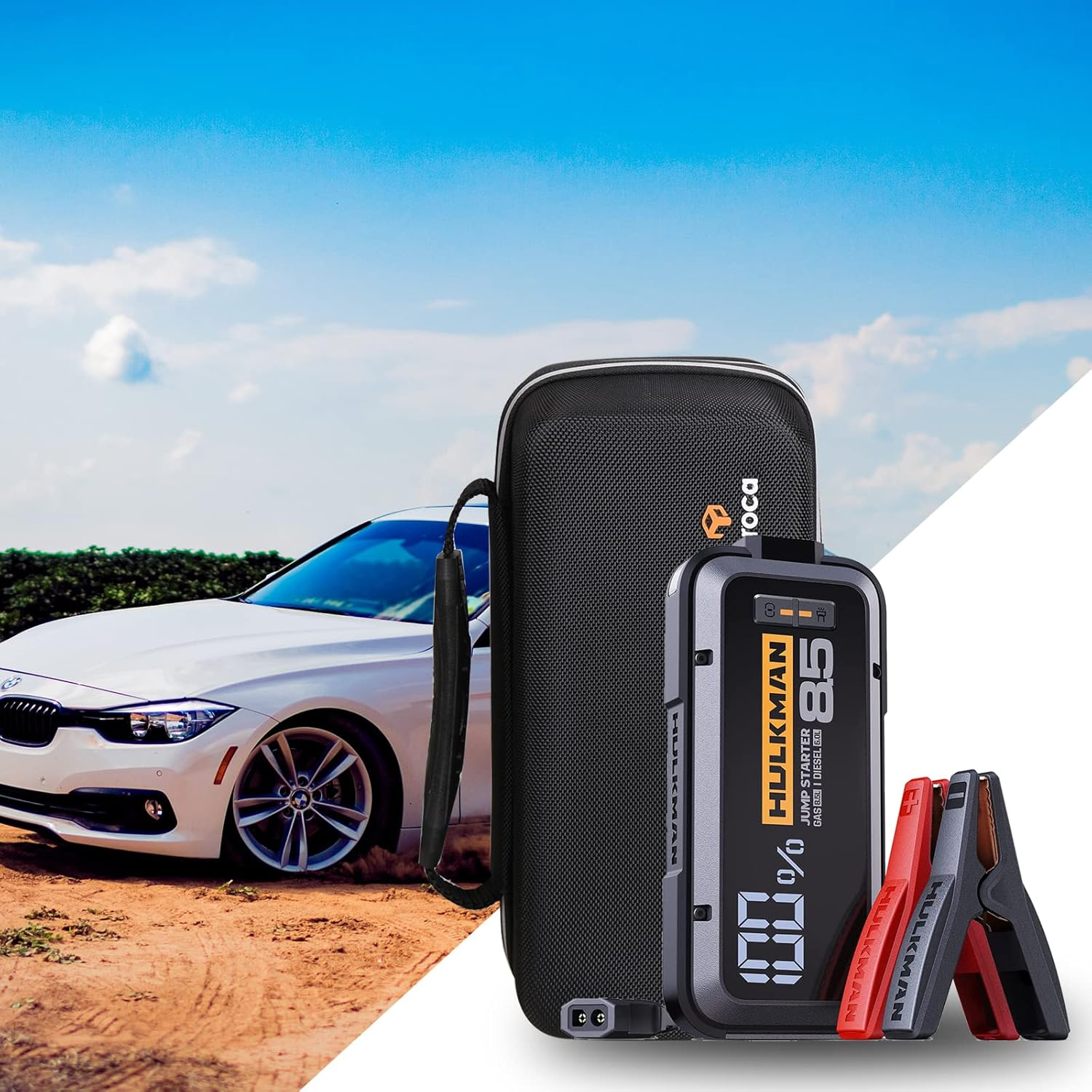 Aproca Hard Travel Storage Case Compatible with DBPOWER 600A 18000Mah Portable Car Jump Starter (Grey) image number 6