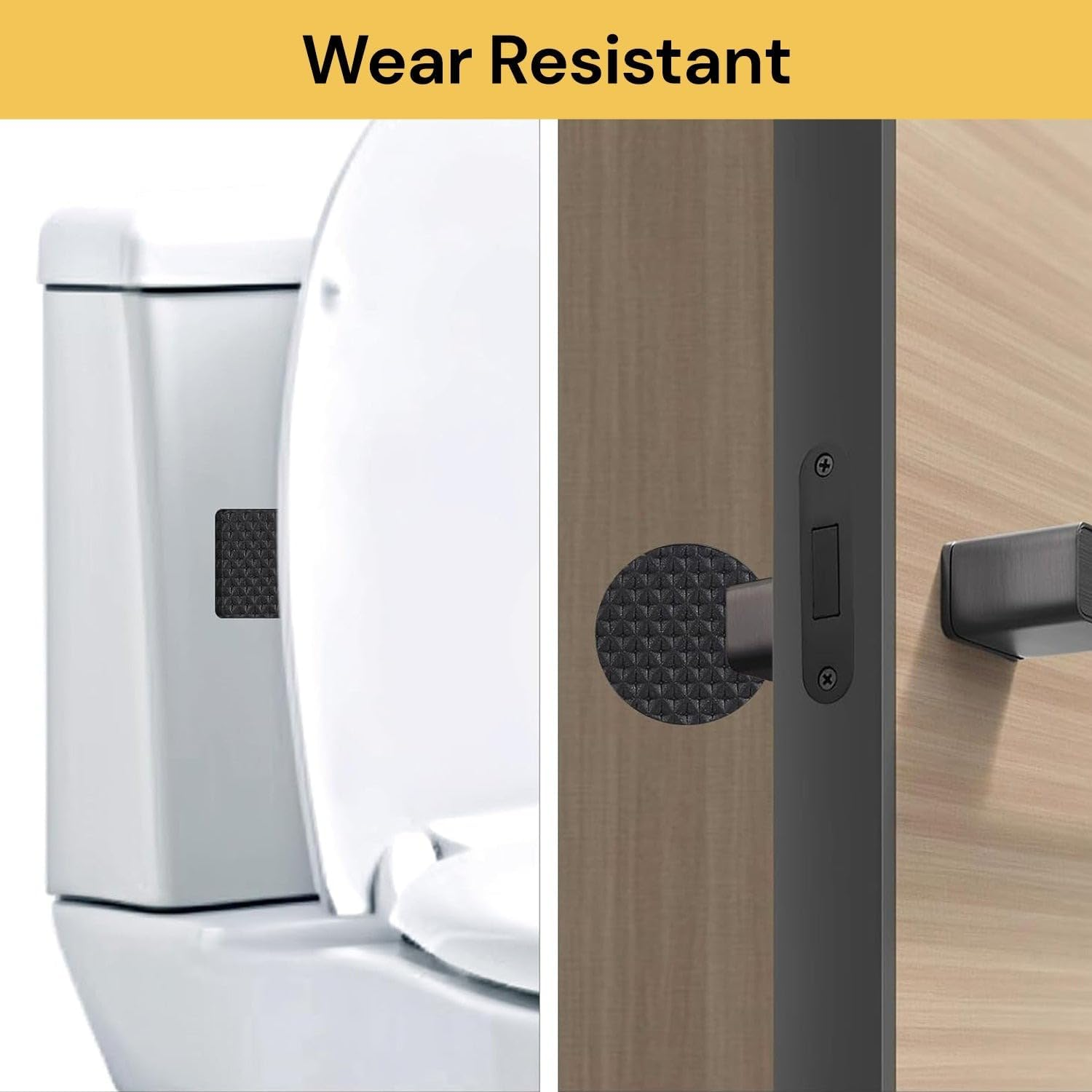 EZONEDEAL Rubber Furniture Pads, Grips for Furniture Feet & Furnitures Pads, Floor Protector for Tiled, Laminate, Wood Flooring - 15 Pieces Floor Protectors (Circle) image number 2